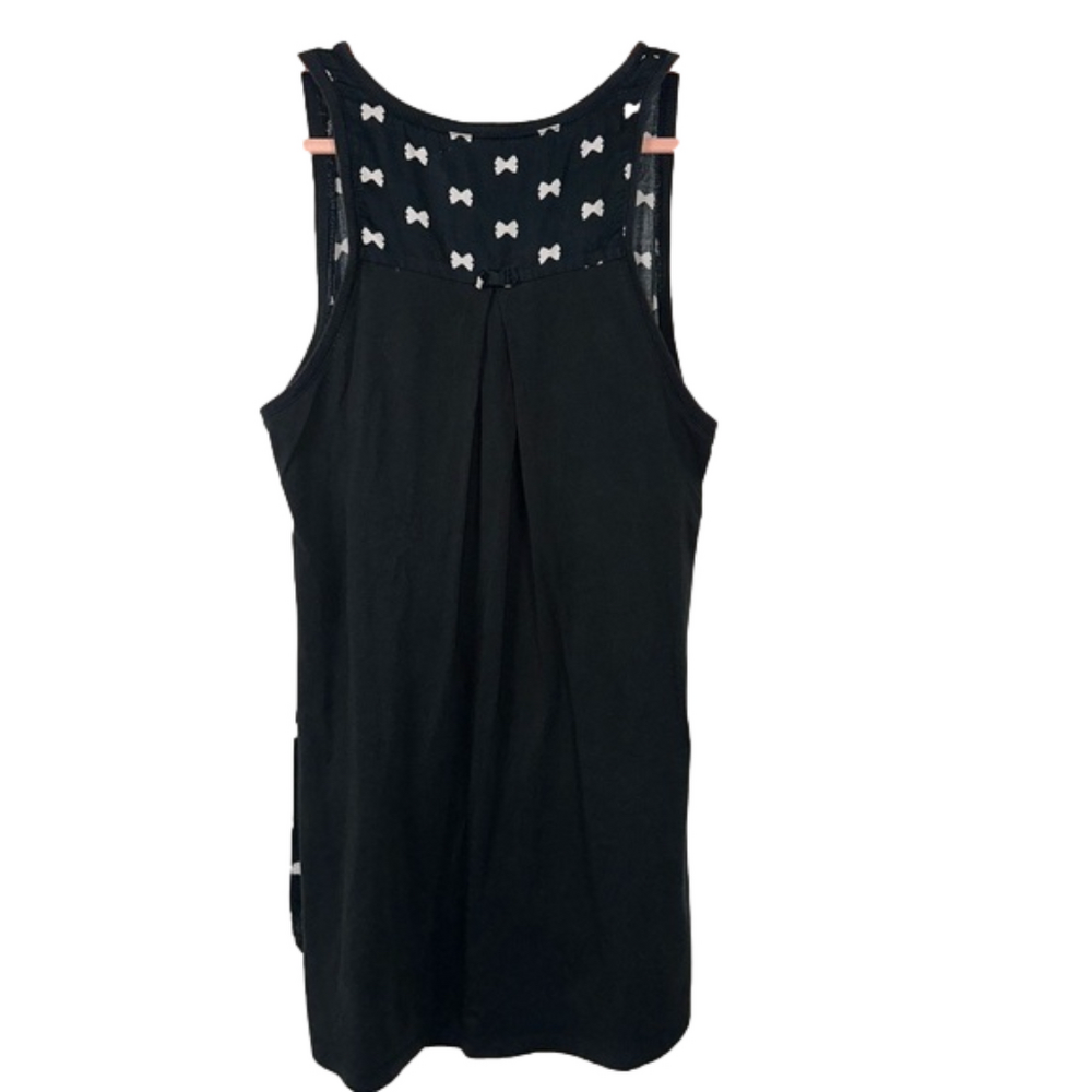 kate spade Black Tank with White Bow Pattern - Picture 3 of 7